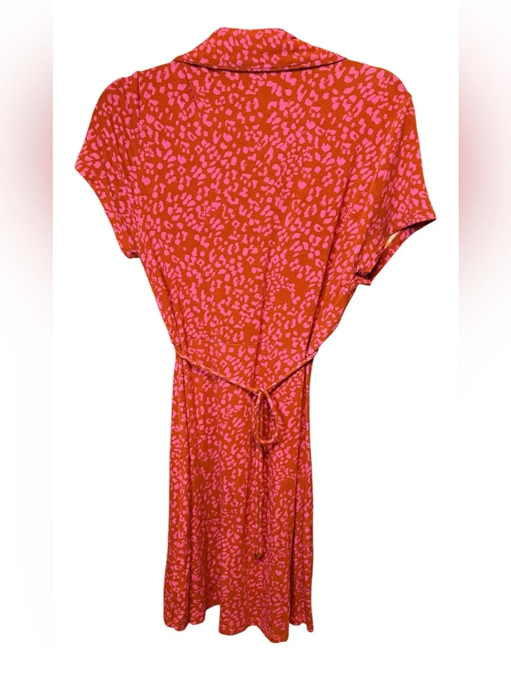 Free People Marsaille Mini Dress Rust Pink Cutout Ruched Size Large